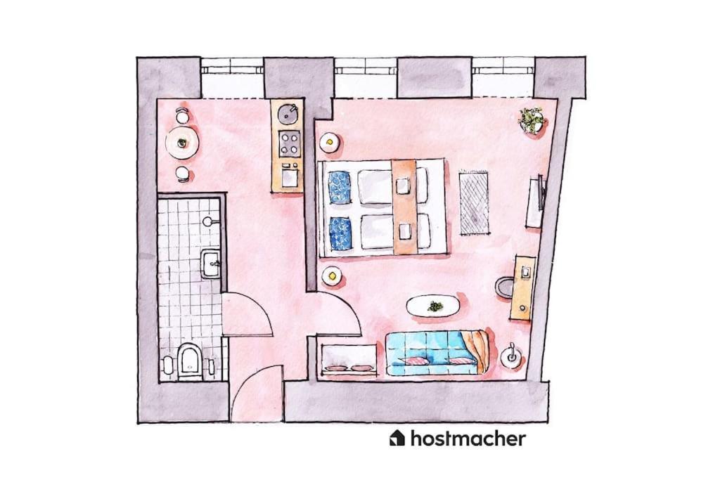 Ferienwohnung Lite 1Br Near Metro & Center By Hm Wien Exterior foto